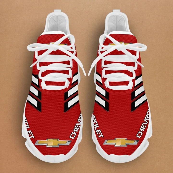 Red Chevrolet clunky max soul sneaker shoes 5 Chevrolet red clunky max soul shoes 4