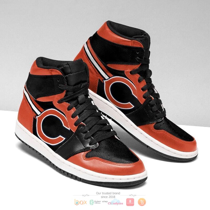 Chicago Bears Air Jordan High Top Shoes