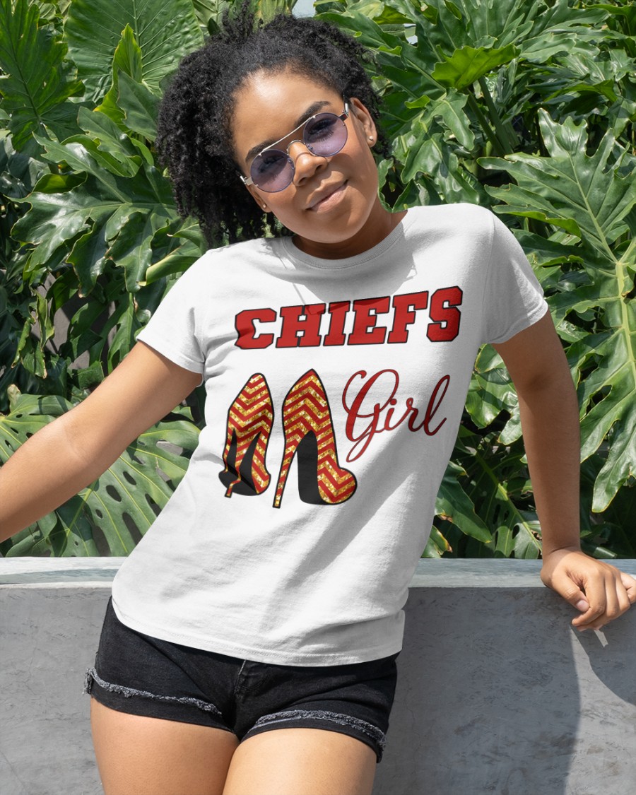 Kansas City Chiefs girl high heel jersey shirt, hoodie 9 Chiefs girl high heel shirt hoodie 3
