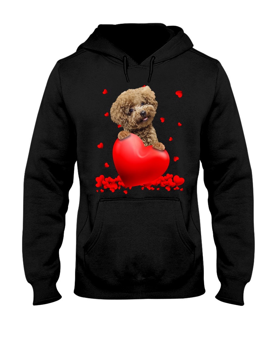 Chocolate Toy Poodle Valentine Hearts jersey shirt, hoodie 7 Chocolate Toy Poodle Valentine Hearts shirt hoodie 4
