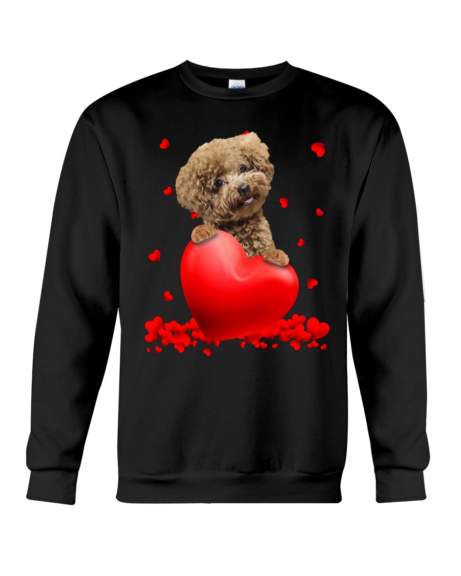 Chocolate Toy Poodle Valentine Hearts jersey shirt, hoodie 5 Chocolate Toy Poodle Valentine Hearts shirt hoodie 6