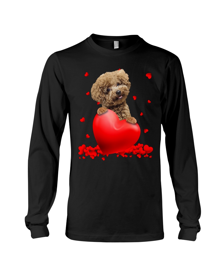 Chocolate Toy Poodle Valentine Hearts jersey shirt, hoodie 3 Chocolate Toy Poodle Valentine Hearts shirt hoodie 8