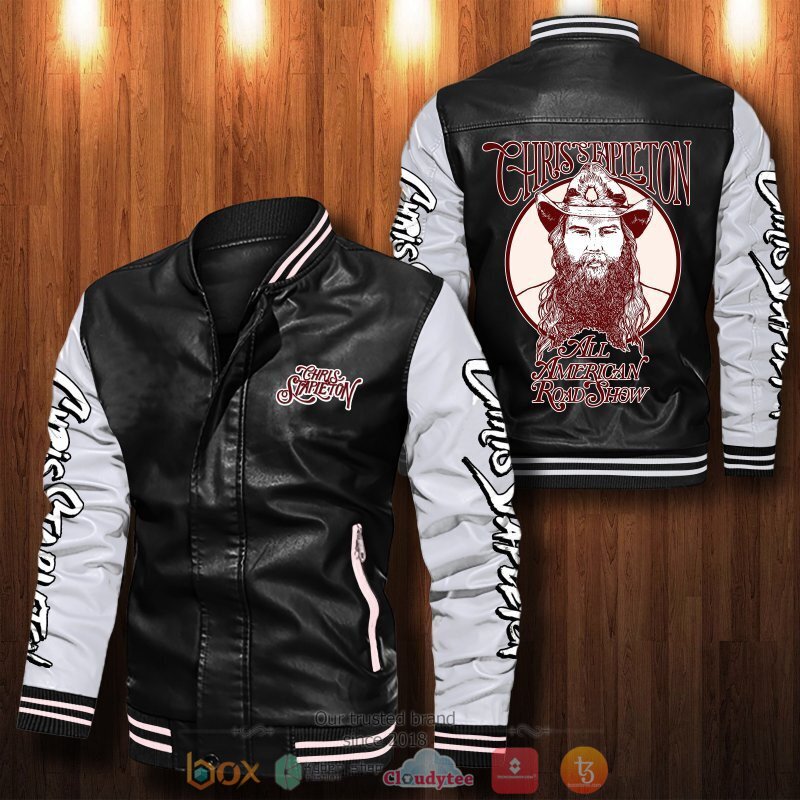 Chris Stapleton Bomber leather jacket