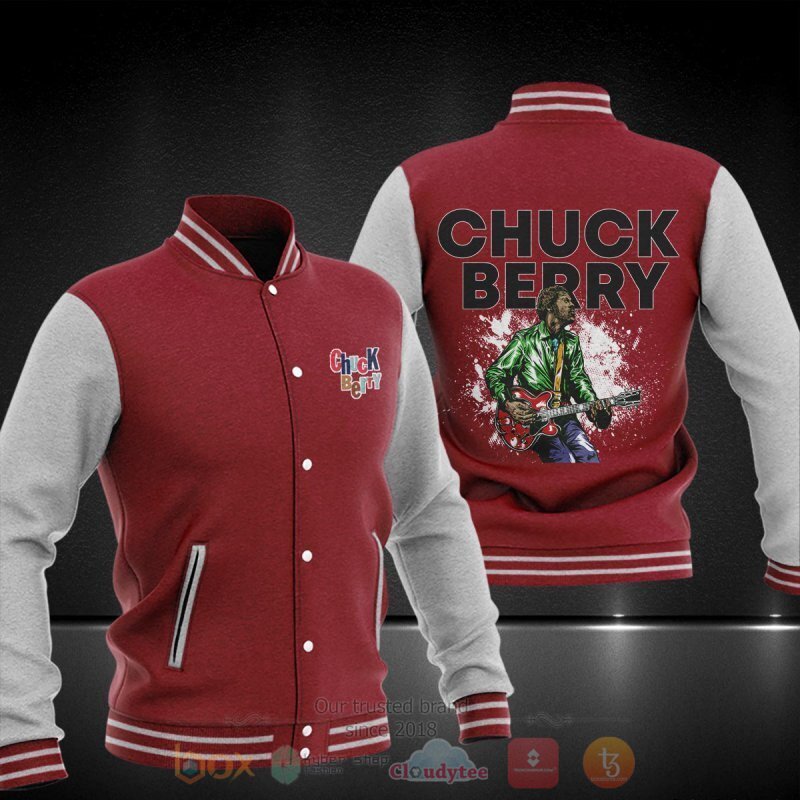 Chuck Berry Baseball Jacket 4 Chuck Berry Baseball Jacket 1 2 3