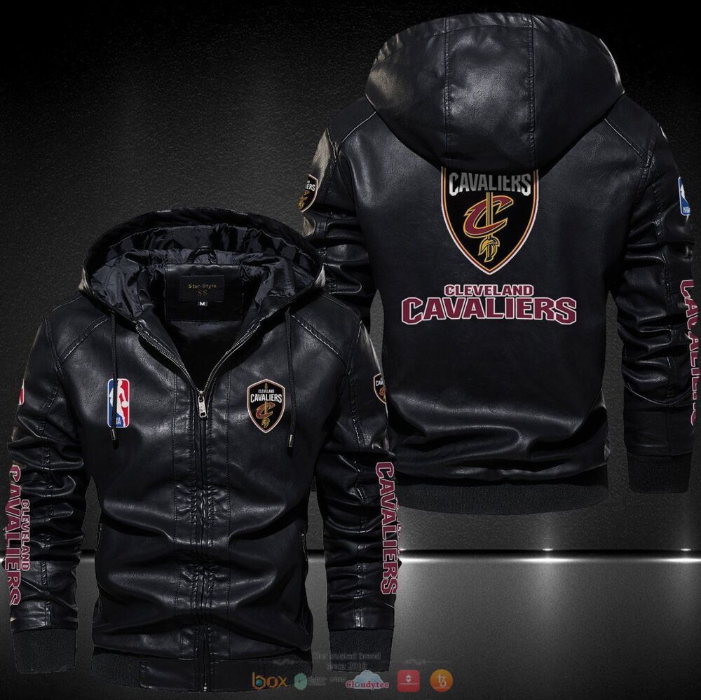 Cleveland Cavaliers NBA Leather Jacket Hat
