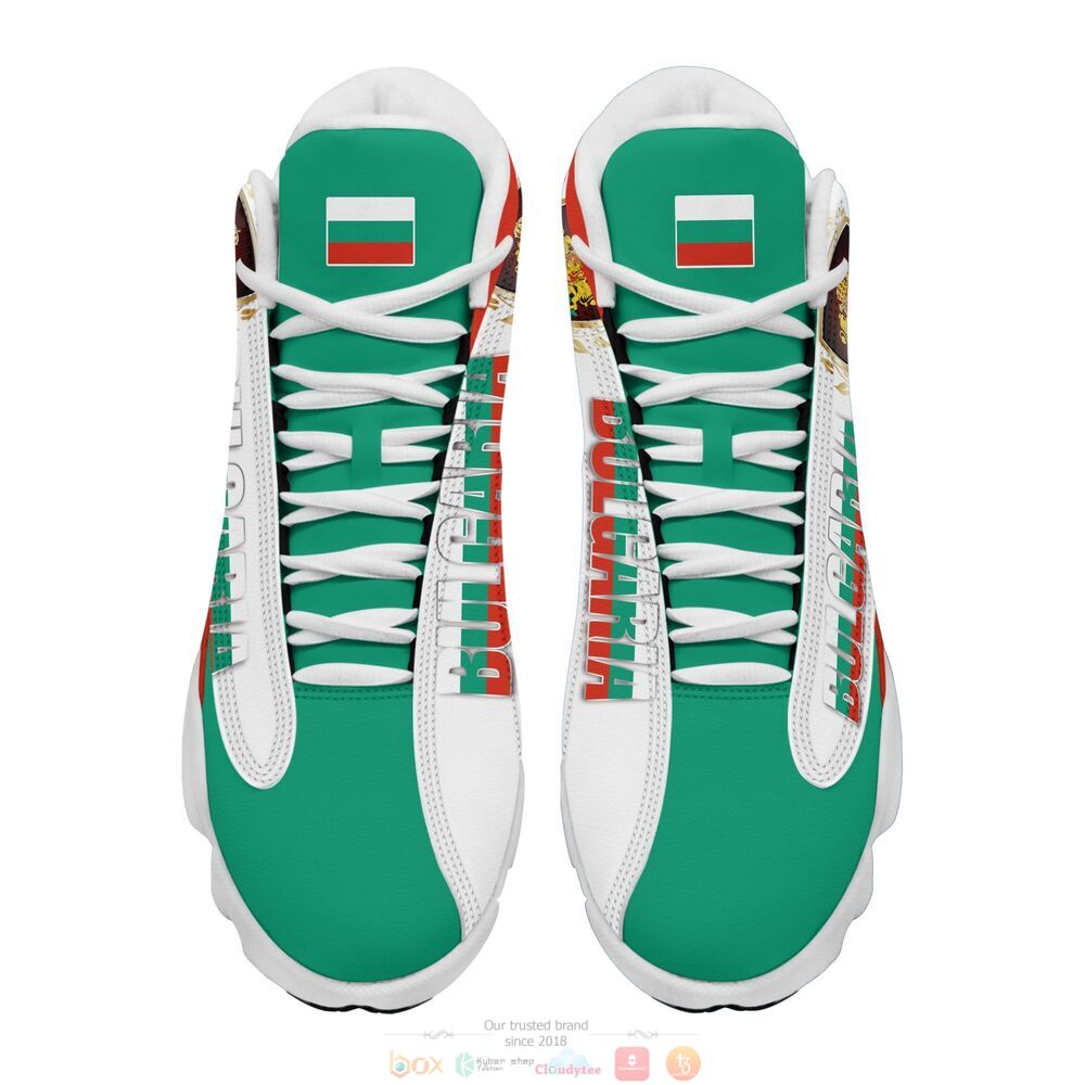 Coat of arms of Bulgaria Personalized Air Jordan 13 sneaker 3 Coat of arms of Bulgaria Air Jordan 13 shoes 1 2