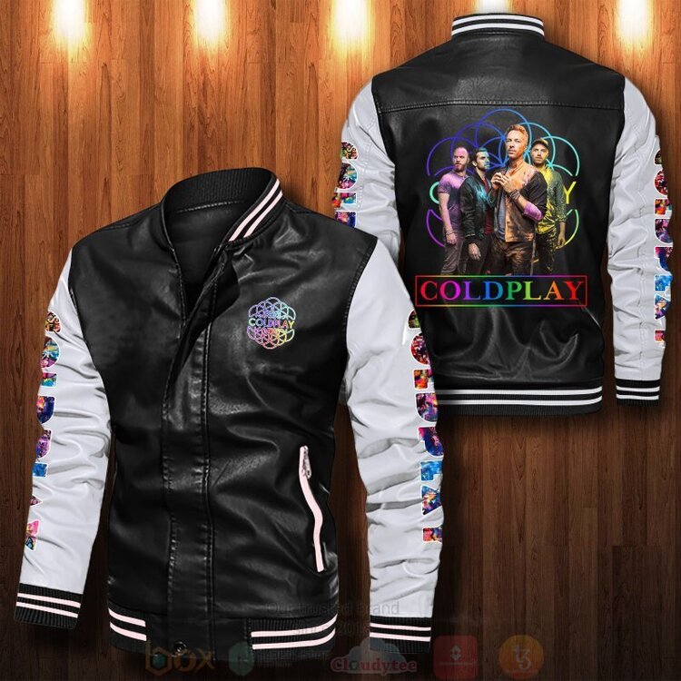 Coldplay Songs Bomber Leather Jacket