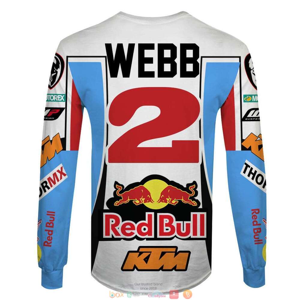 Cooper Webb 2 Red Bull 3d shirt hoodie 1 2 3 4 5