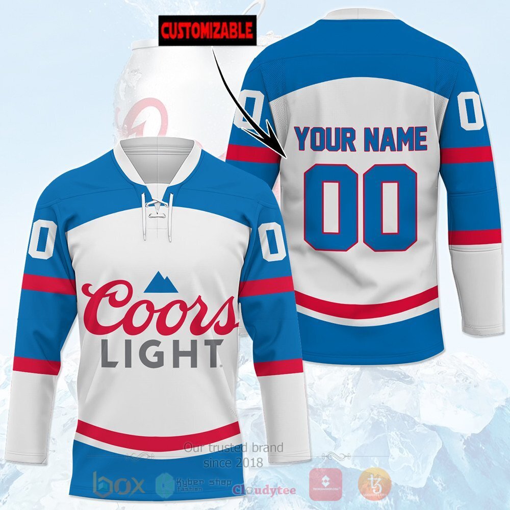 Coors Light Personalized Hockey Jersey