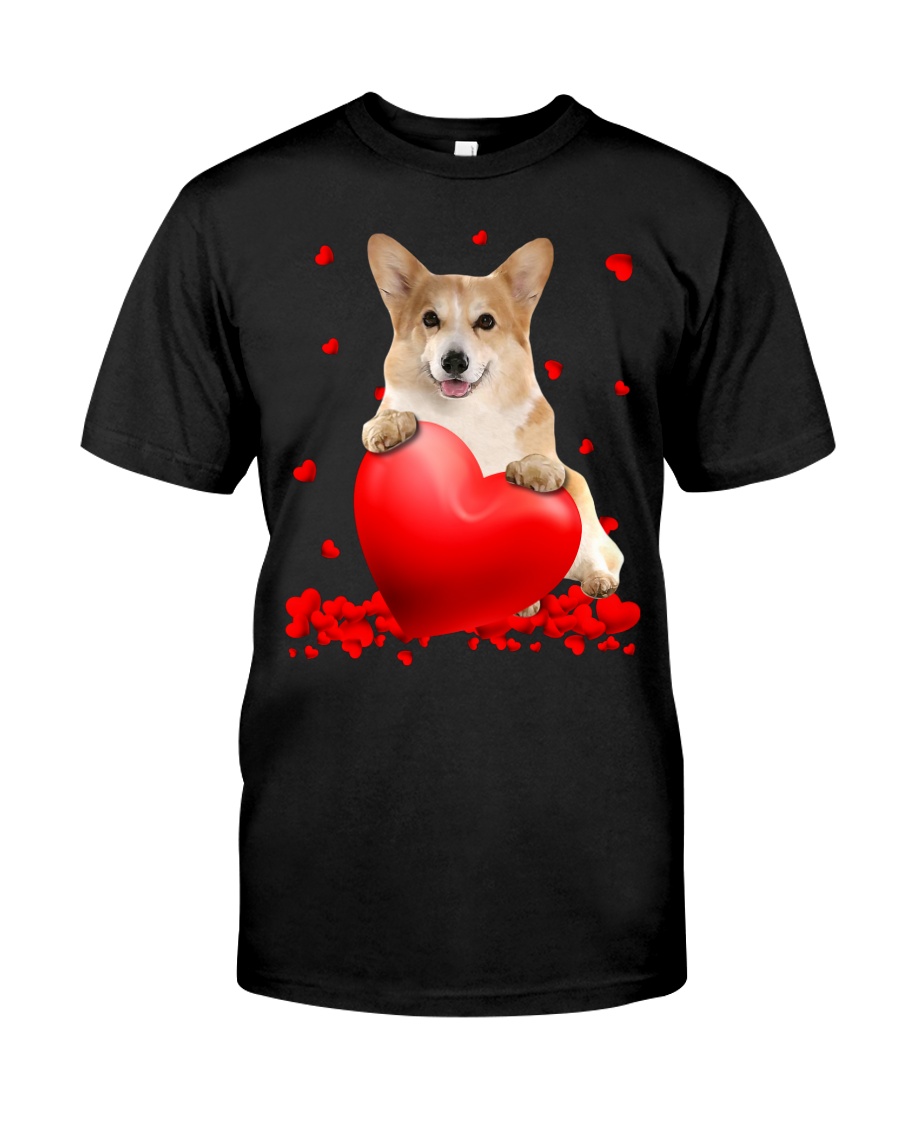 Corgi Valentine Hearts jersey shirt, hoodie 12 Corgi Valentine Hearts shirt hoodie 1