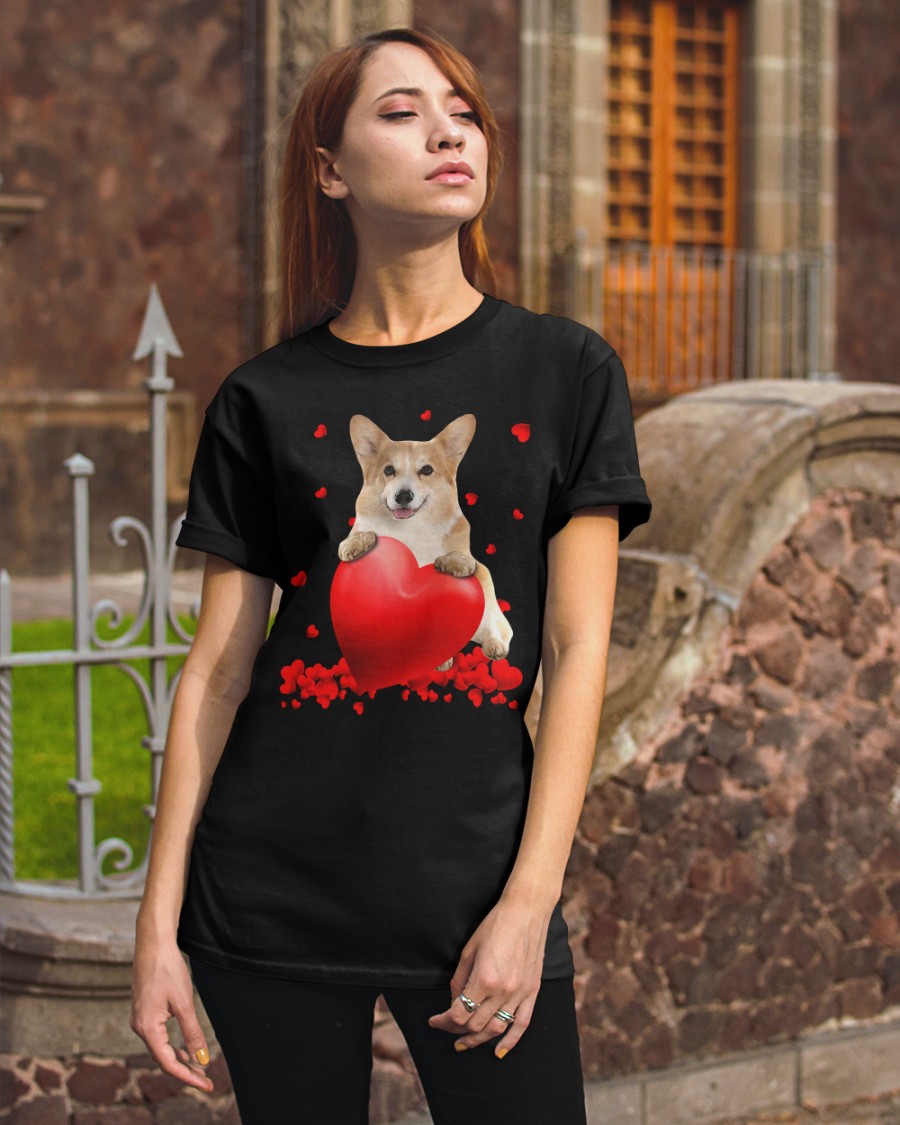 Corgi Valentine Hearts jersey shirt, hoodie 10 Corgi Valentine Hearts shirt hoodie 3
