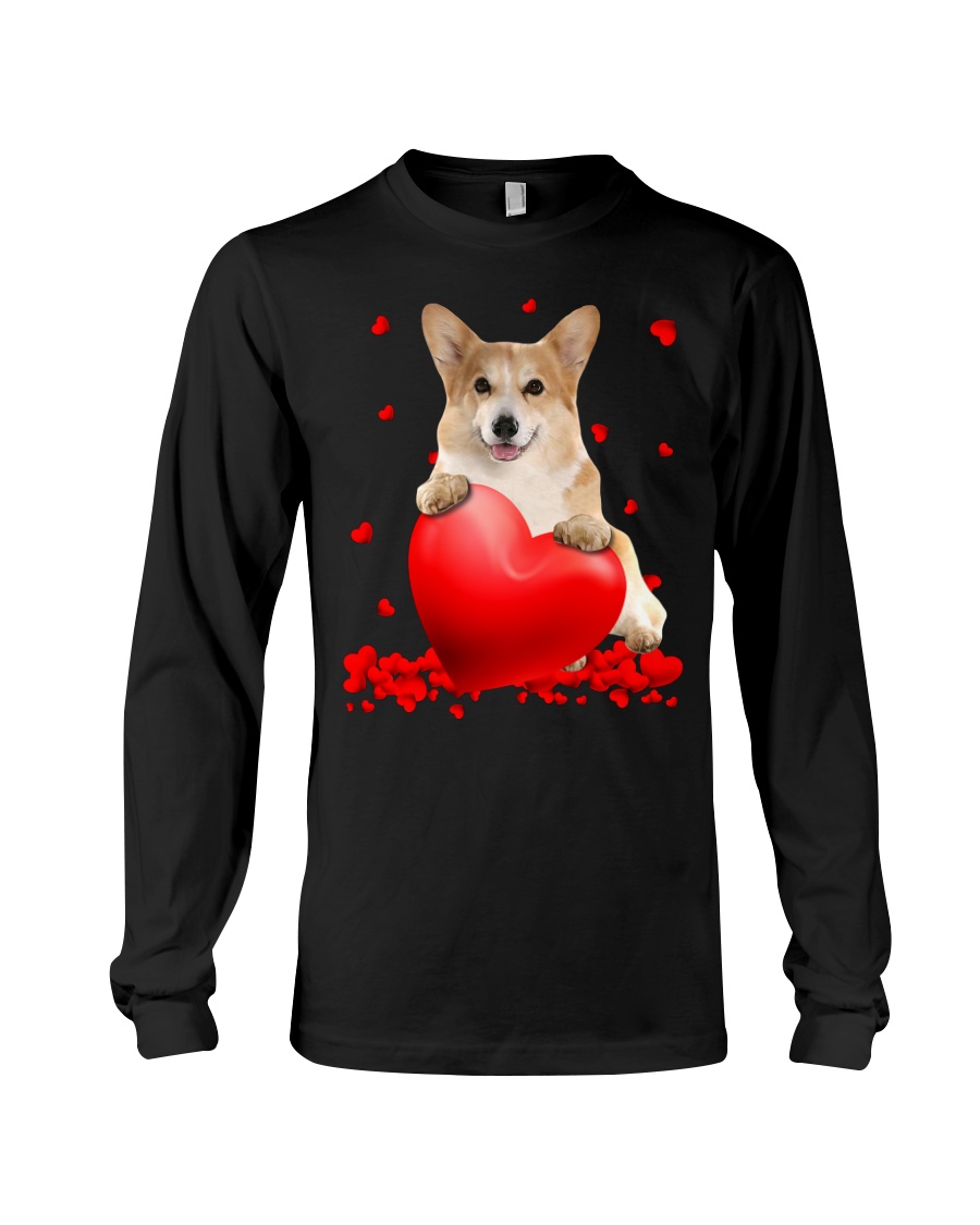 Corgi Valentine Hearts jersey shirt, hoodie 4 Corgi Valentine Hearts shirt hoodie 9