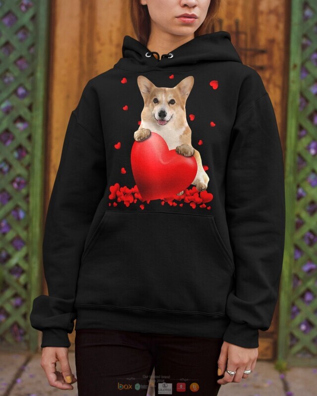 Corgi Valentine Hearts shirt hoodie 1 2 3 4 5 6