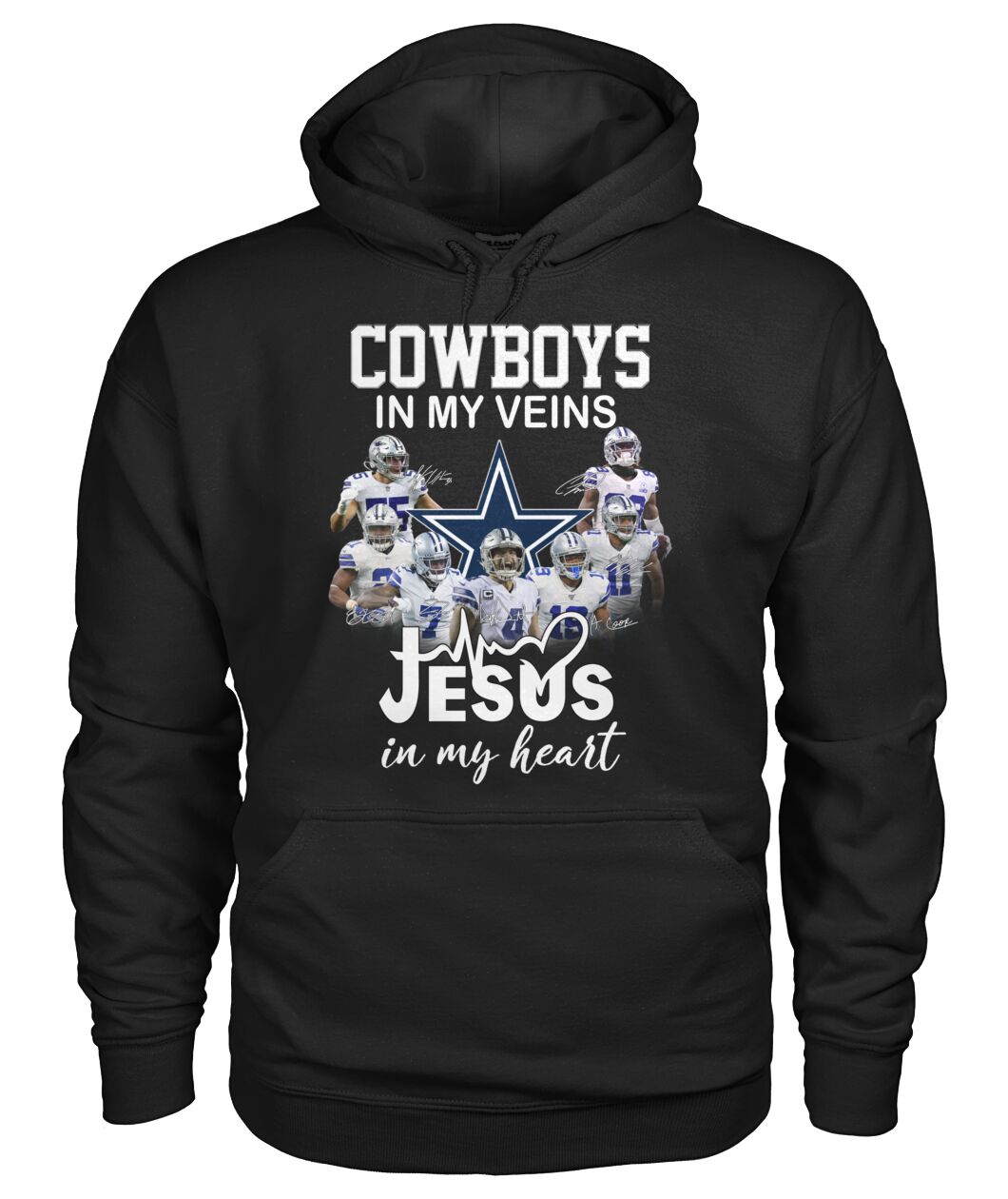 Cowboys In My Veins Jesus In My Heart shirt hoodie 2