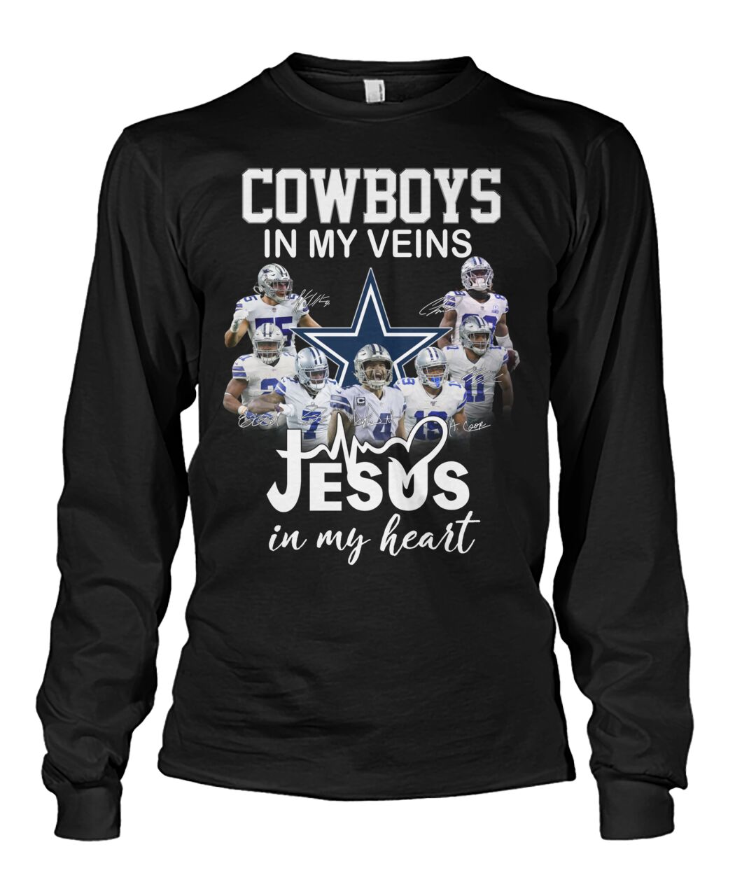 Cowboys In My Veins Jesus In My Heart shirt, hoodie 3 Cowboys In My Veins Jesus In My Heart shirt hoodie 3