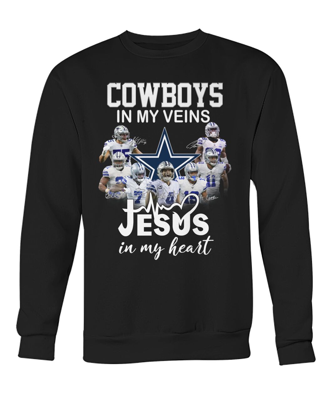 Cowboys In My Veins Jesus In My Heart shirt, hoodie 2 Cowboys In My Veins Jesus In My Heart shirt hoodie 4