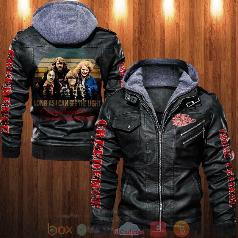 Creedence Clearwater Revival Long As I Can See The Light Leather Jacket