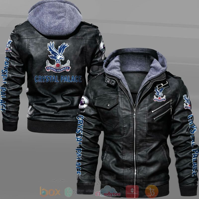 Crystal Palace F C Eagle Leather Jacket