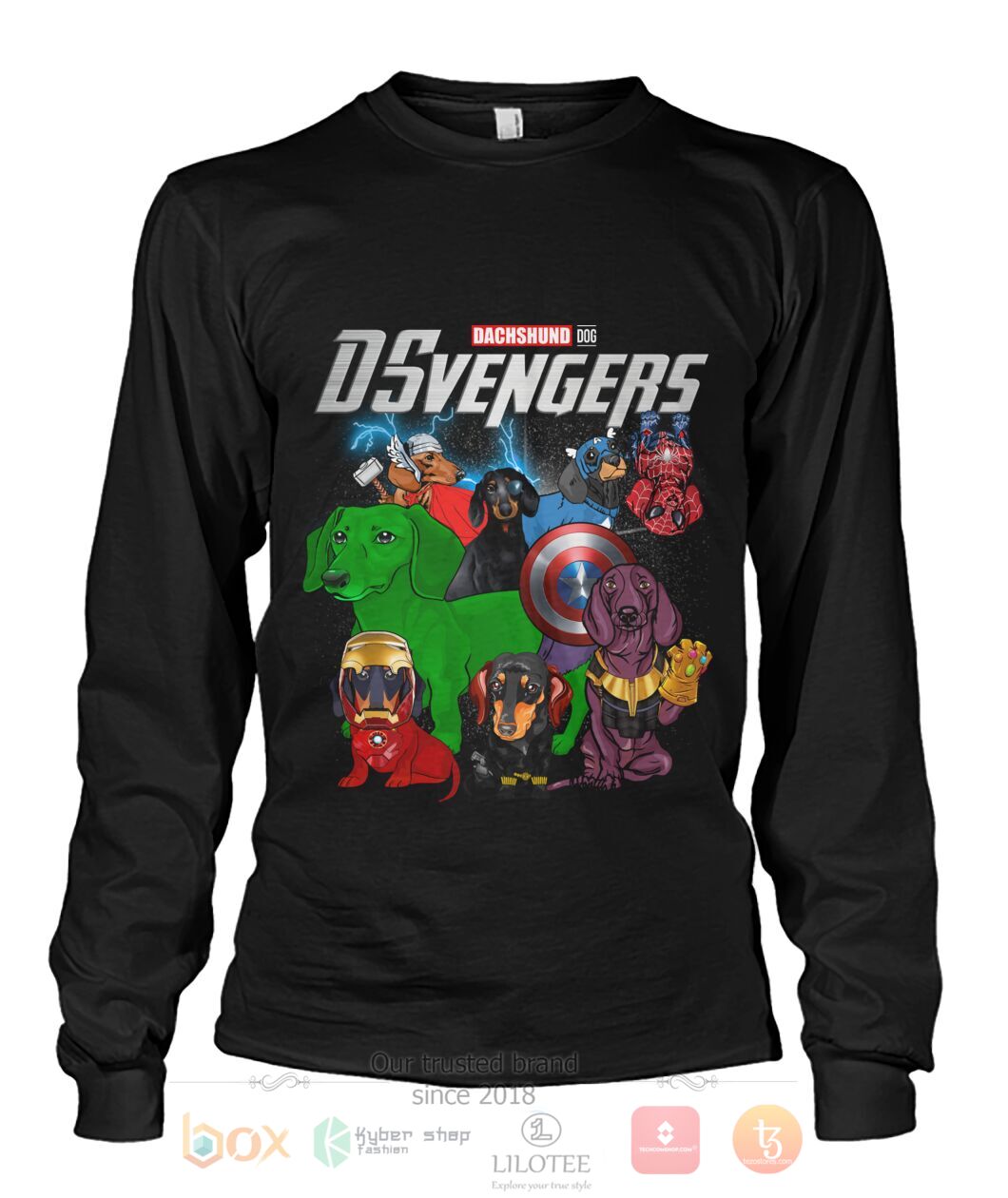BEST Dachshund Dog Dsvengers 3D Shirt, Hoodie 6 Dachshund Dog Dsvengers 3D Hoodie Shirt