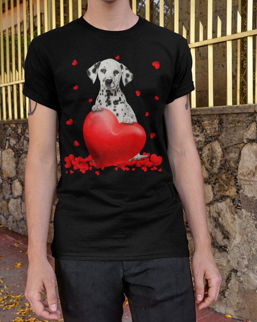 Dalmatian Valentine Hearts jersey shirt, hoodie 10 Dalmatian Valentine Hearts shirt hoodie 3