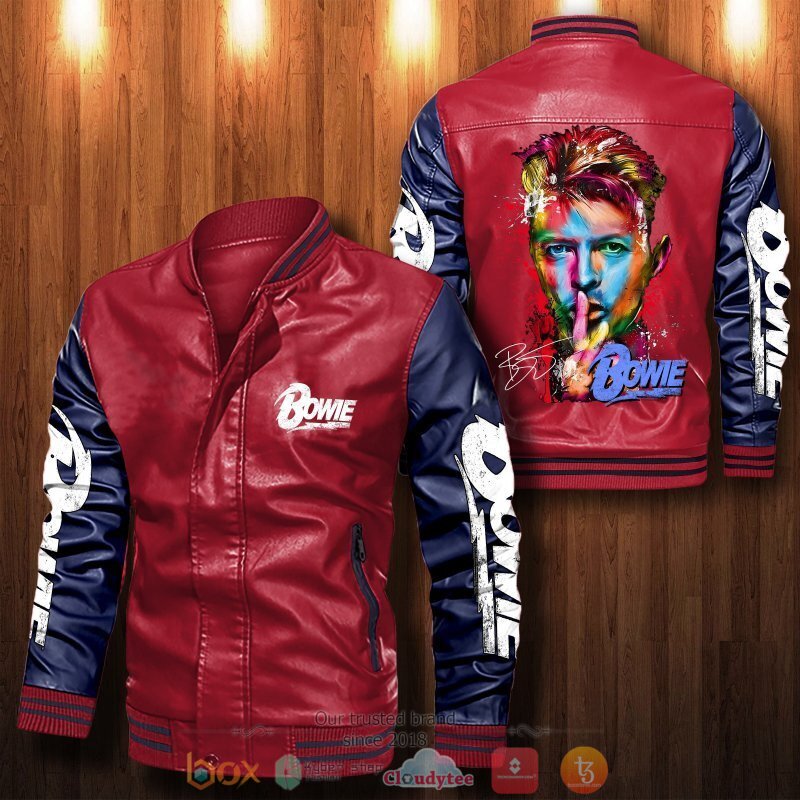 David Bowie Bomber leather jacket 5 David Bowie Bomber leather jacket 1 2 3 4