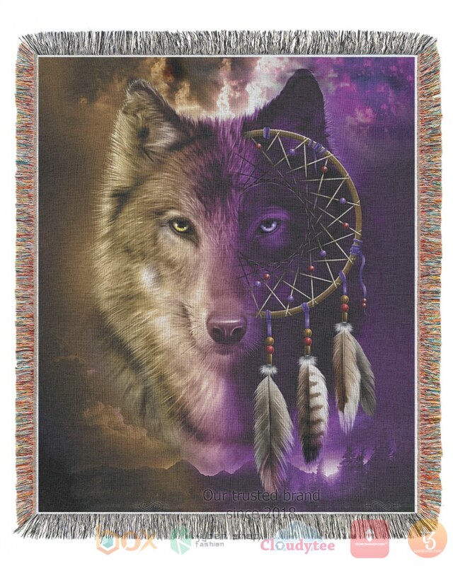 Dawhud Direct Wolf Dreamcatcher Blanket