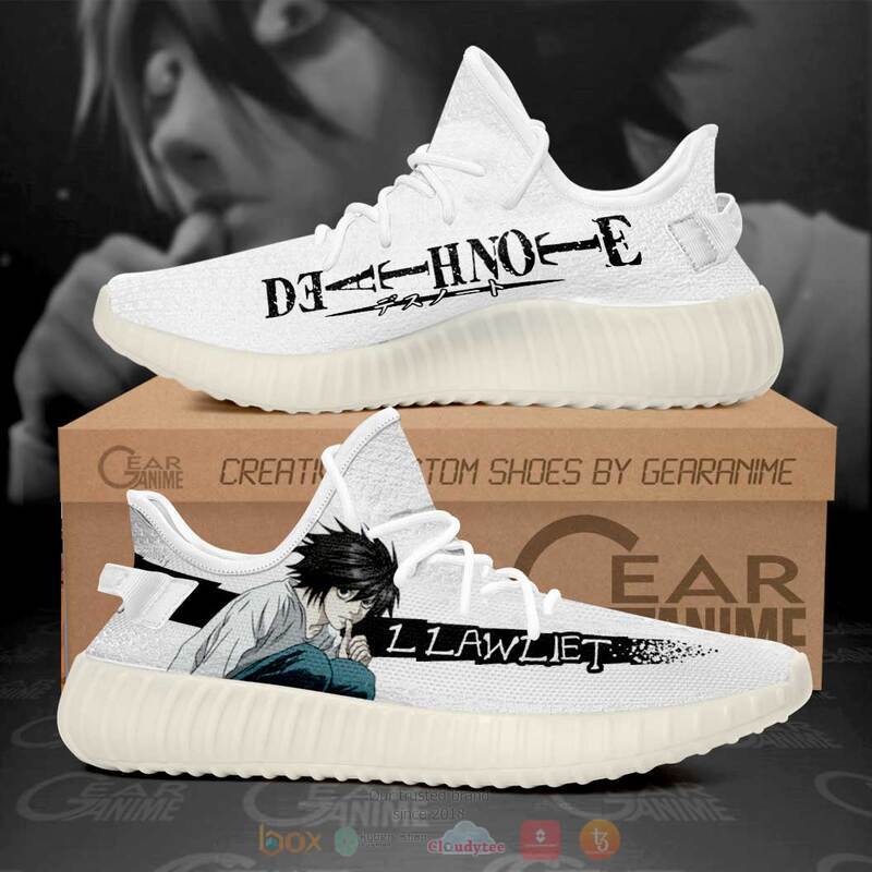 Death Note L Lawliet Yeezy Sneaker shoes
