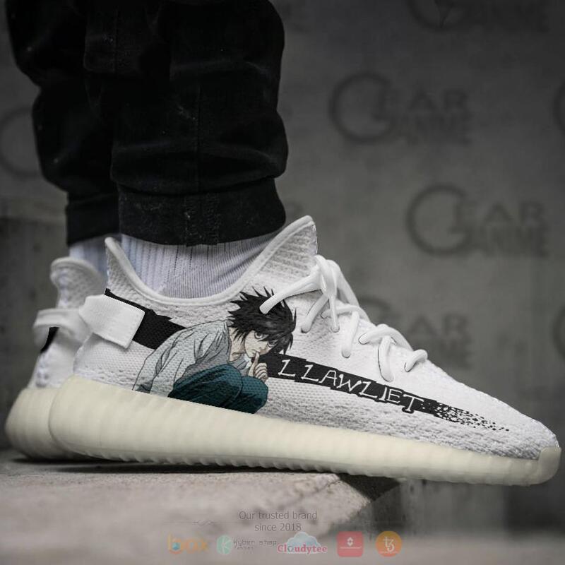 Death Note L Lawliet Yeezy Sneaker shoes 4 Death Note L Lawliet Yeezy Sneaker shoes 1 2 3