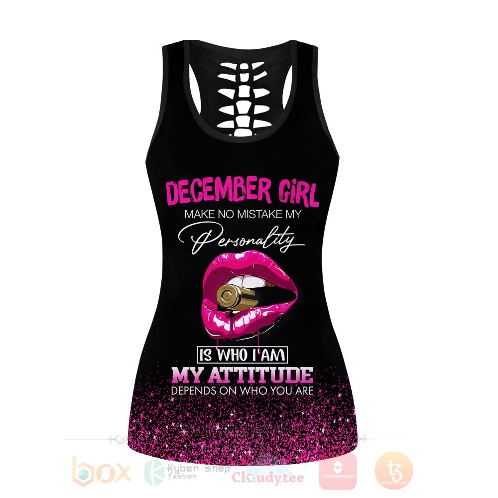 December Girl Make No Mistake My Personality Tank Top Leggings 1