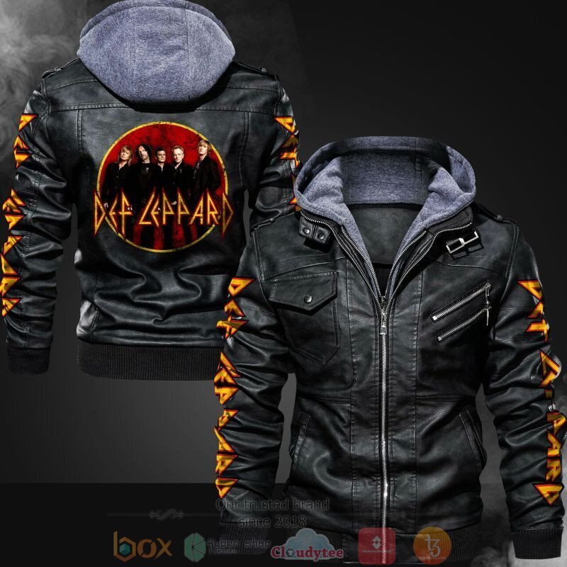 Def Leppard 1977 Leather Jacket