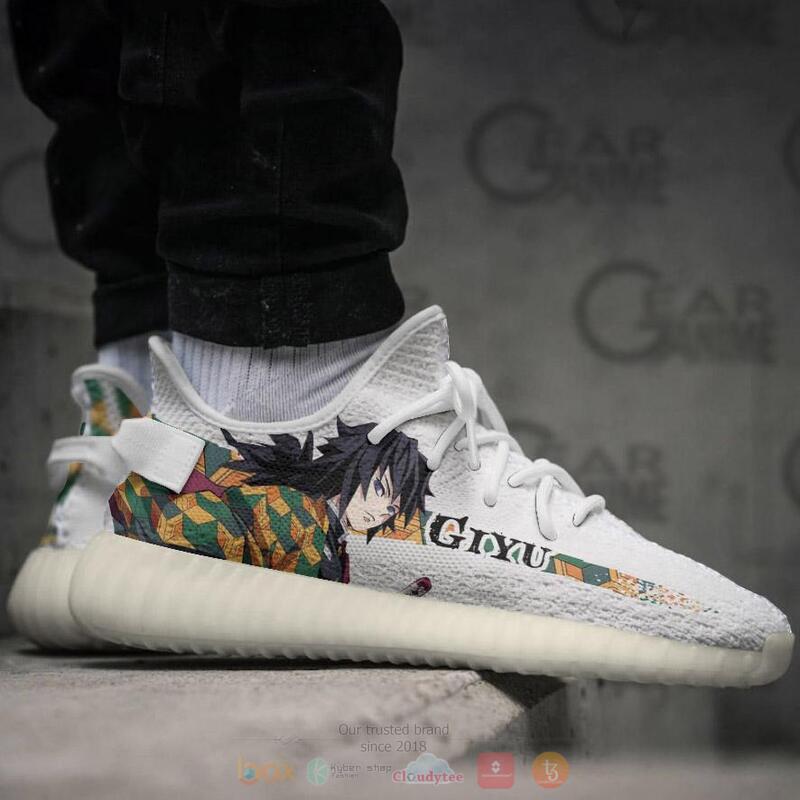 Demon Slayer Giyu Tomioka Yeezy Sneaker Shoes 4 Demon Slayer Giyu Tomioka Yeezy Sneaker Shoes 1 2 3