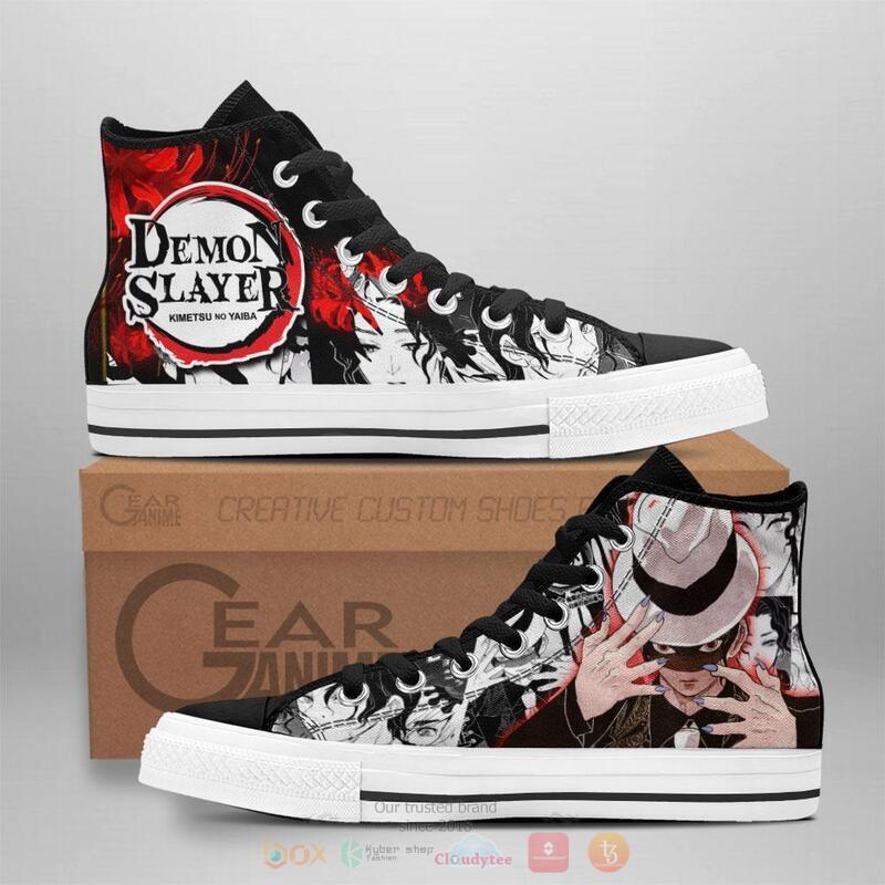 Demon Slayer Muzan Canvas High Top shoes