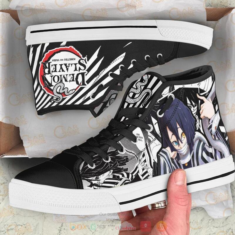 Demon Slayer Obanai Canvas High Top shoes 1