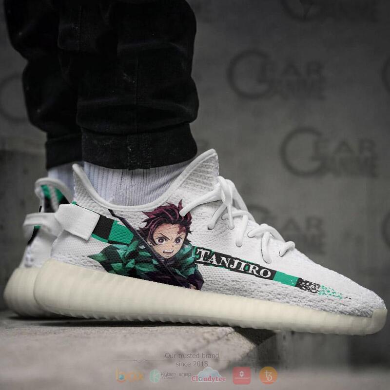 Demon Slayer Tanjiro Yz Yeezy Sneaker shoes 3 Demon Slayer Tanjiro Yz Yeezy Sneaker shoes 1 2