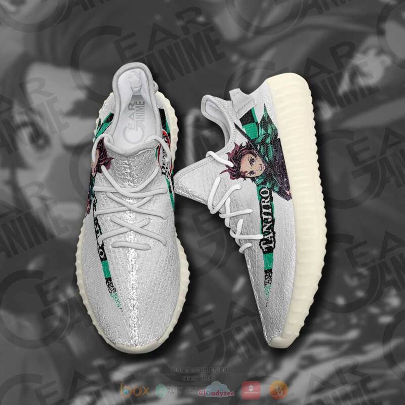Demon Slayer Tanjiro Yz Yeezy Sneaker shoes 4 Demon Slayer Tanjiro Yz Yeezy Sneaker shoes 1 2 3