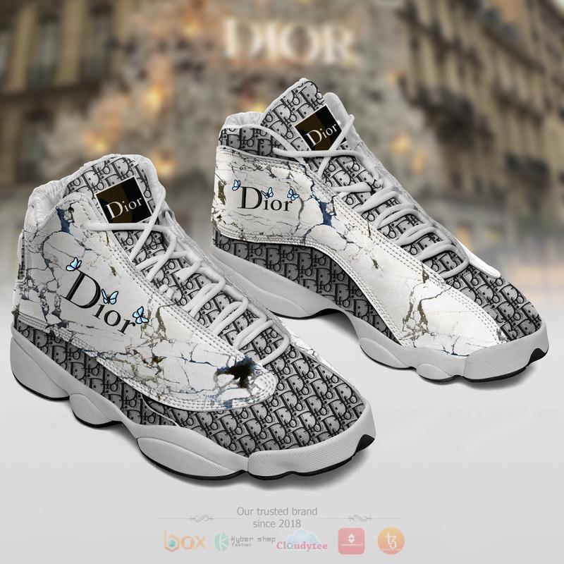 Dior Black White Air Jordan 13 Sneaker shoes
