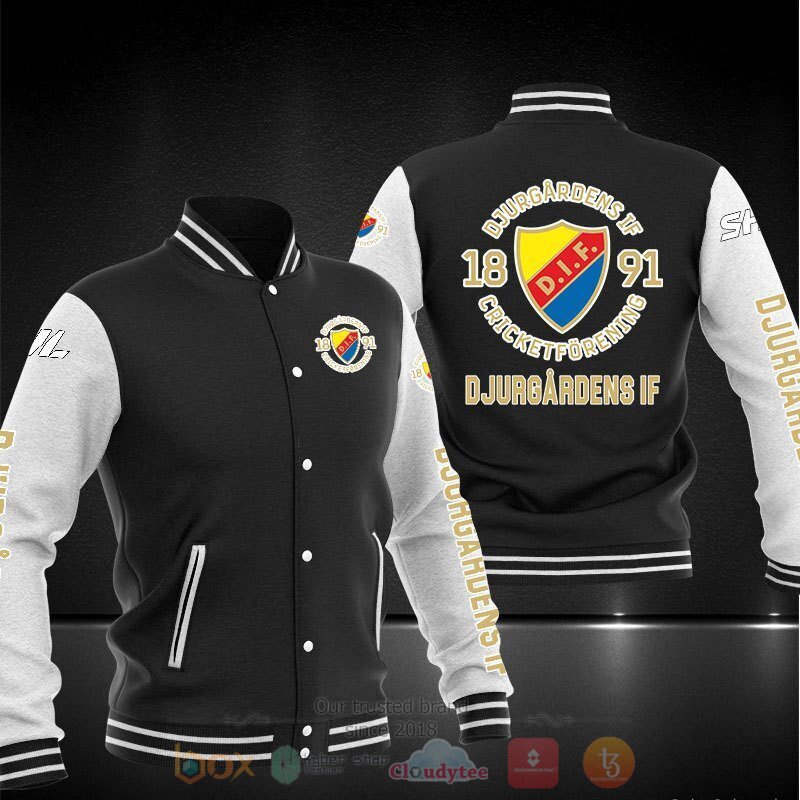 Djurgardens IF 1891 Baseball Jacket 2 Djurgardens IF 1891 Baseball Jacket 1