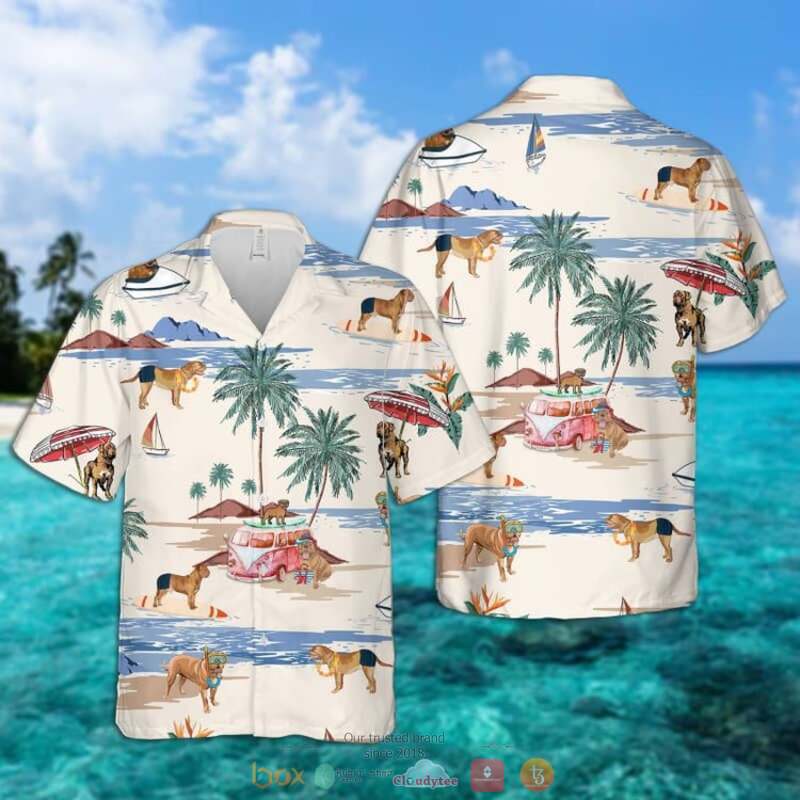 Dogue De Bordeaux Summer Beach Hawaiian Shirt 5 Dogue De Bordeaux Summer Beach Hawaiian Shirt