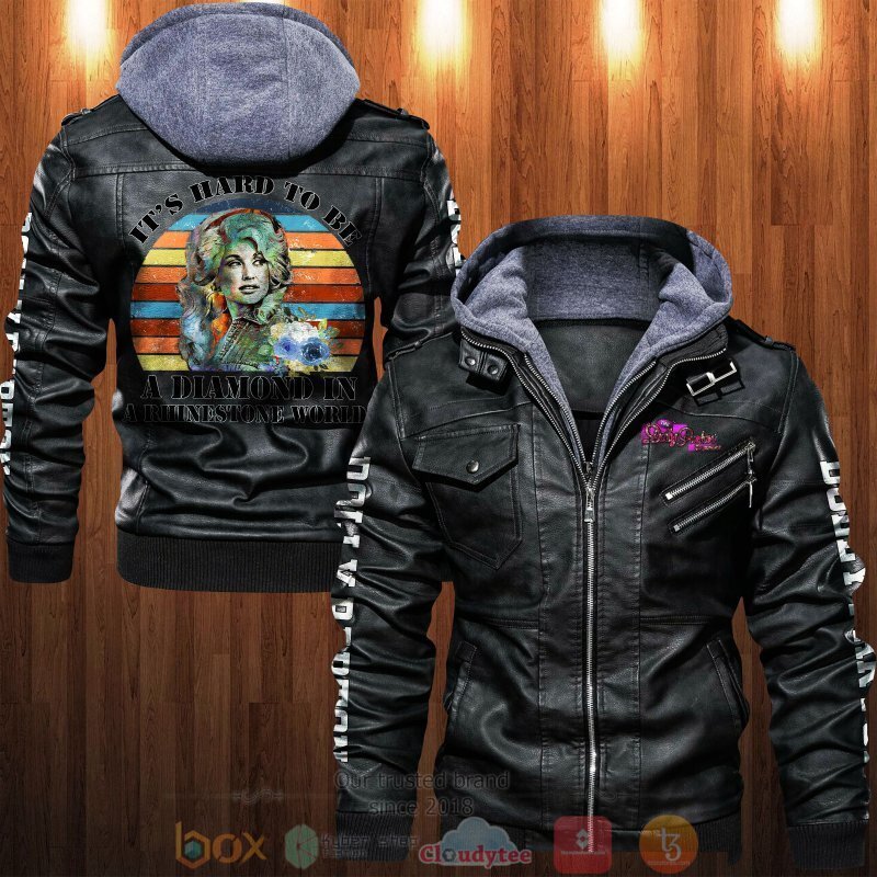 Dolly Parton A Diamond In A Rhinestone World Leather Jacket