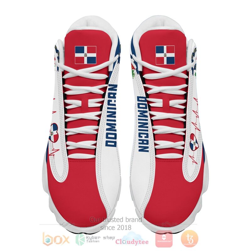 BEST Dominocan Personalized Air Jordan 13 Sneakers Sport Shoes 3 Dominocan Personalized Air Jordan 13 Shoes 1 2