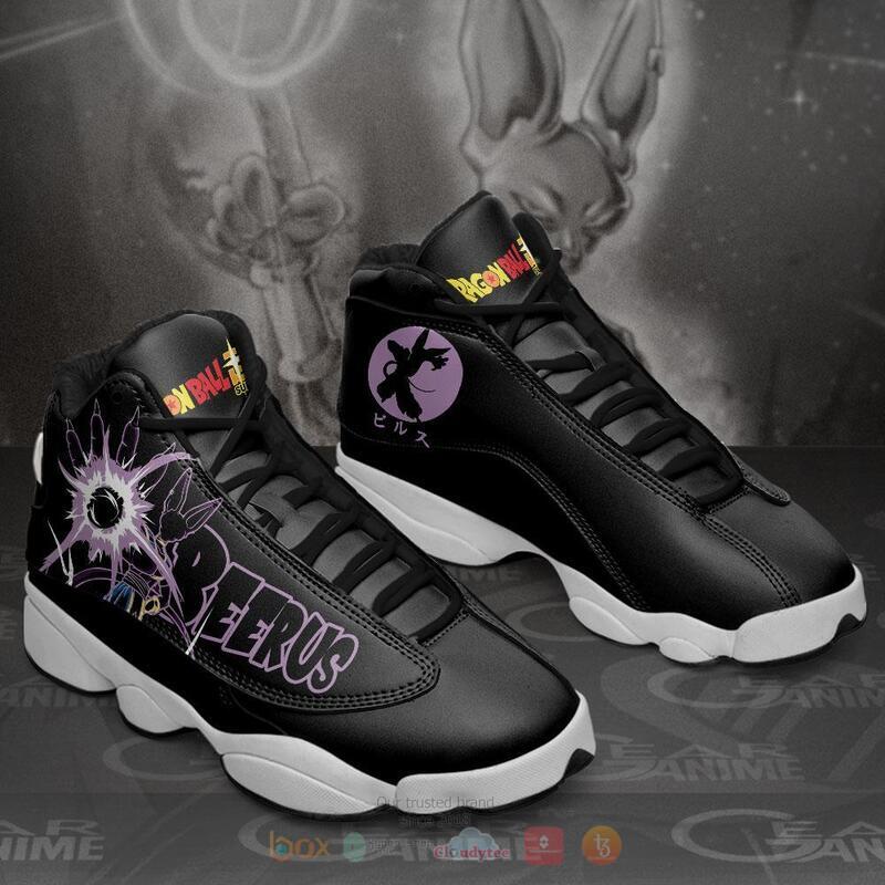 Dragon Ball Beerus Air Jordan 13 Sneaker shoes 2 Dragon Ball Beerus Air Jordan 13 Sneaker shoes 1