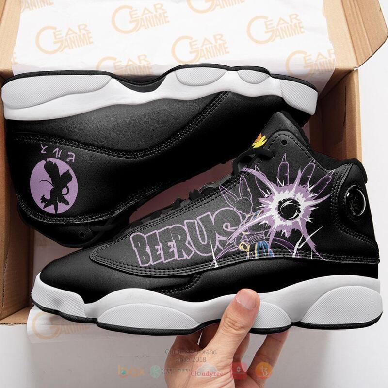 Dragon Ball Beerus Air Jordan 13 Sneaker shoes 3 Dragon Ball Beerus Air Jordan 13 Sneaker shoes 1 2