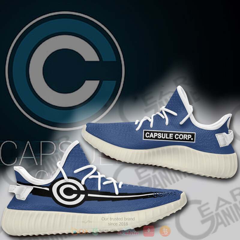 Dragon Ball Capsule Corp Yeezy Sneaker shoes 1