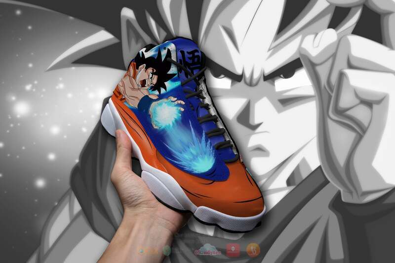 Dragon Ball Goku Air Jordan 13 Sneaker Shoes 4 Dragon Ball Goku Air Jordan 13 Sneaker Shoes 1 2 3