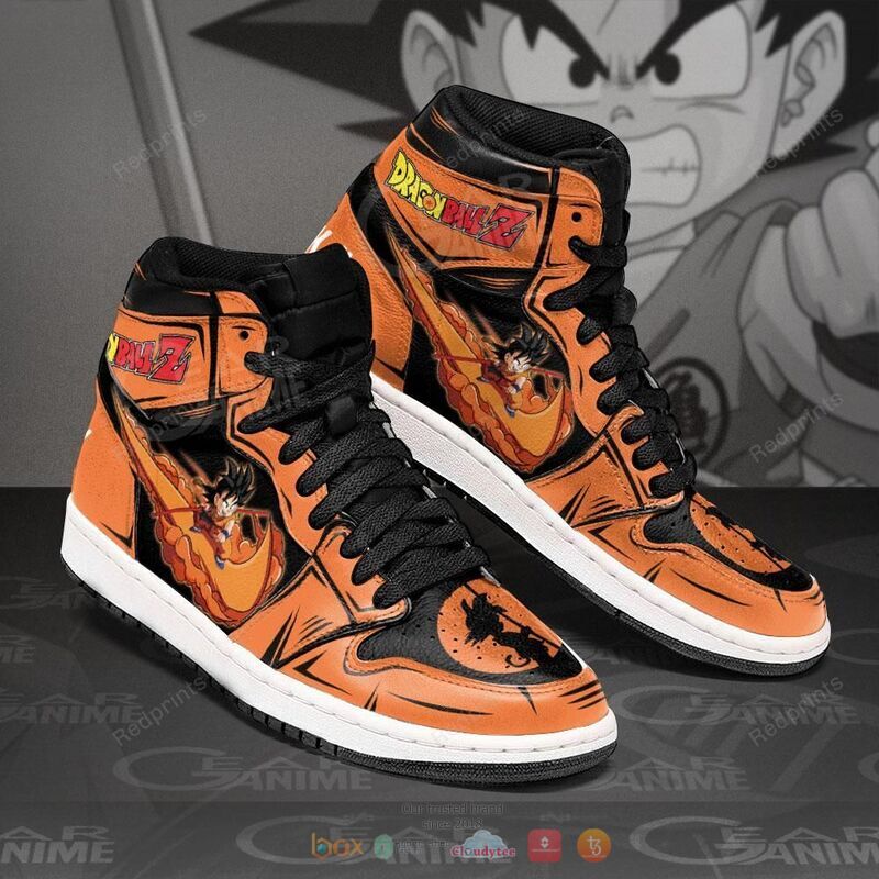 Dragon Ball Goku Flying Nimbus Air Jordan High Top Shoes 3 Dragon Ball Goku Flying Nimbus Air Jordan High Top Shoes 1 2
