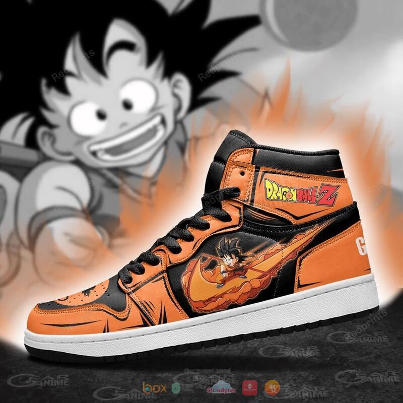 Dragon Ball Goku Flying Nimbus Air Jordan High Top Shoes 4 Dragon Ball Goku Flying Nimbus Air Jordan High Top Shoes 1 2 3