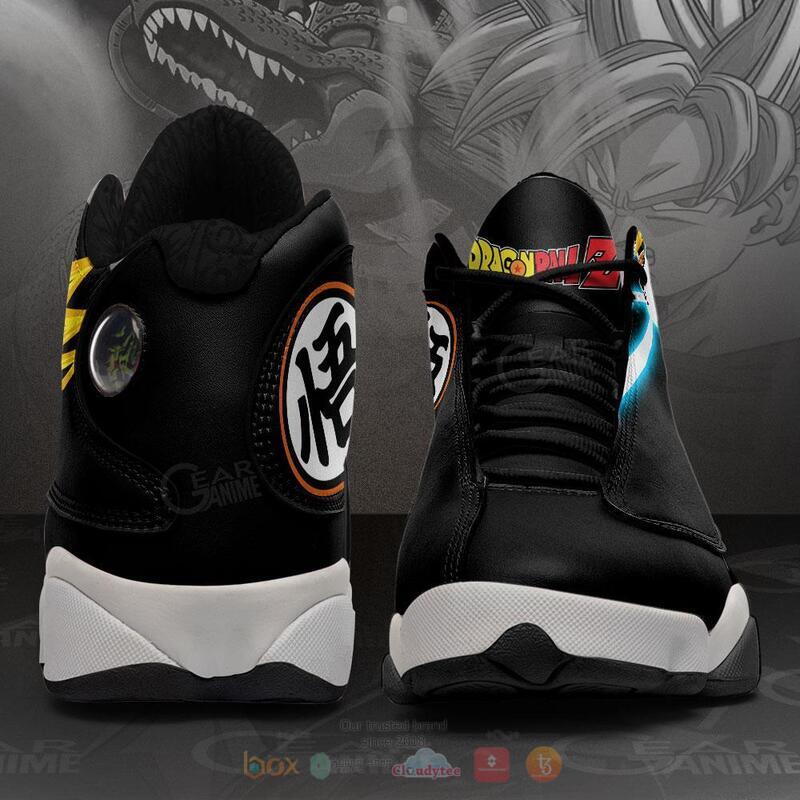 Dragon Ball Goku Kanji Symbol Air Jordan 13 Sneaker shoes 5 Dragon Ball Goku Kanji Symbol Air Jordan 13 Sneaker shoes 1 2 3 4