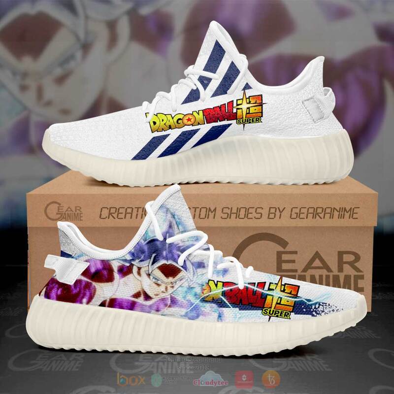 Dragon Ball Goku Ultra Instinct Yeezy Sneaker Shoes