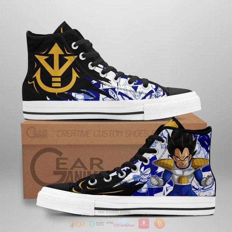 Dragon Ball Prince Vegeta Canvas High Top shoes