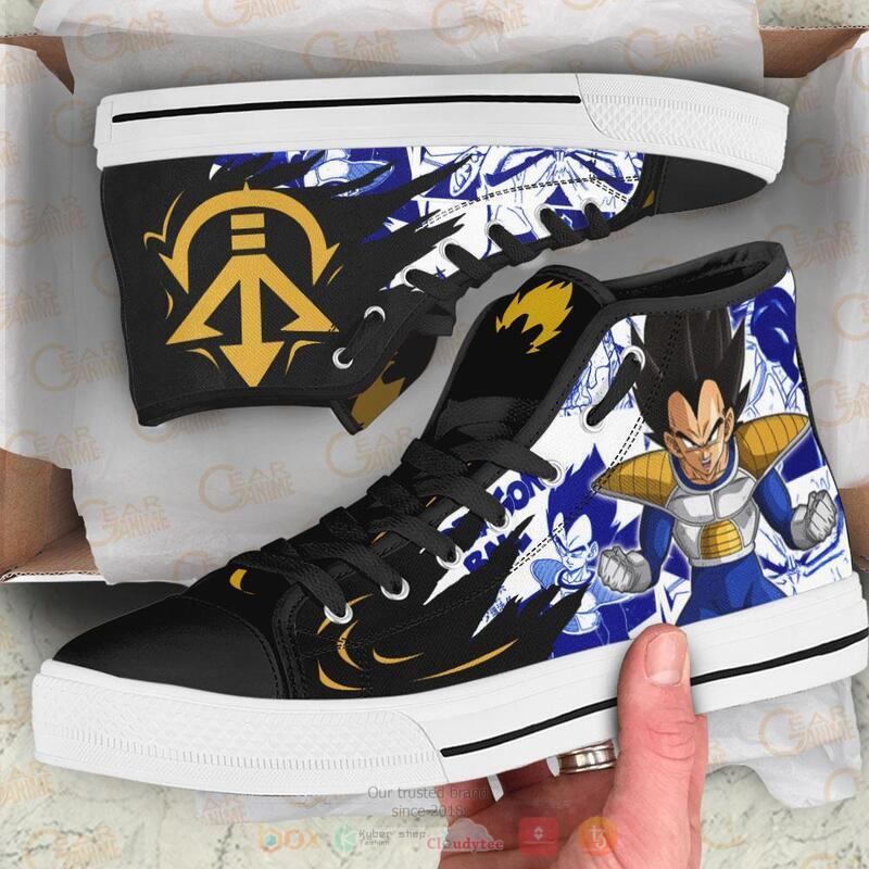 Dragon Ball Prince Vegeta Canvas High Top shoes 1